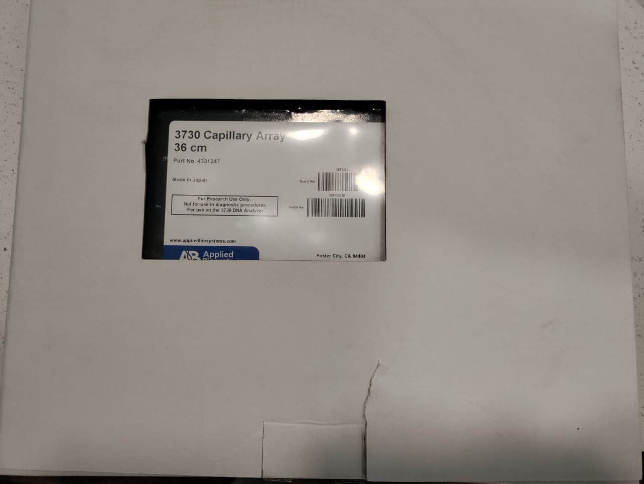 Used ABI 3730 Capillary Arrays 48 cap 36cm and 50cm